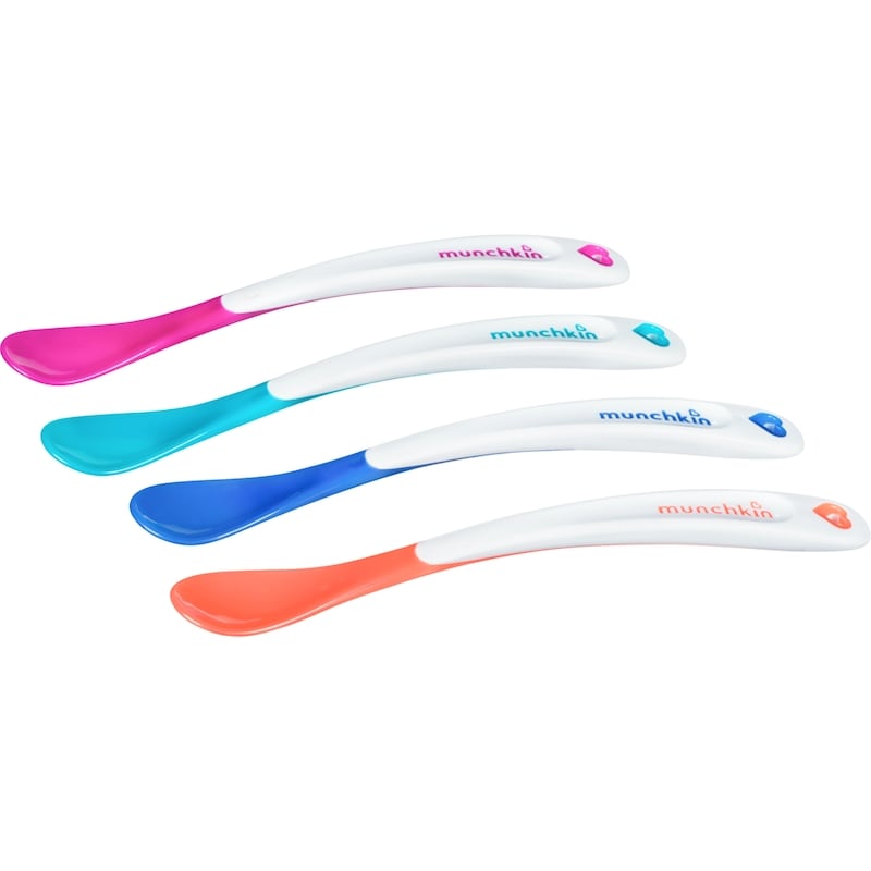 Soft Tip Infant Spoons, White