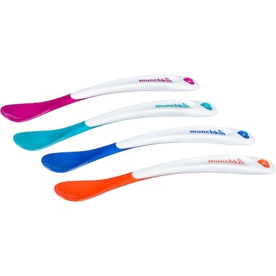 Soft Tip Infant Spoons, White