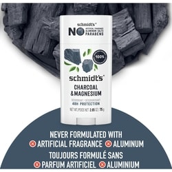 Schmidt's Natural Origin Deodorant Charcoal & Magnesium - 75 g | Zehrs