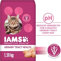 Iams Proactive Health Urinary Tract Health with Chicken Adult Dry Cat Food 1.59 kg, $1.01/100g