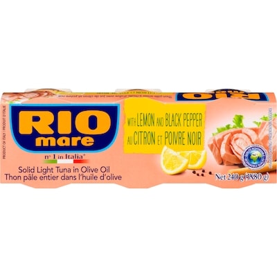 Rio Mare Tuna In Olive Oil Lemon and Pepper 240 g, $3.75/100g