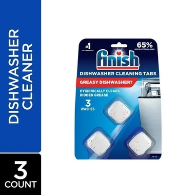 Finish In-Wash Dishwasher Cleaner, Cleans Hidden Grease and Grime 3 ea, $4.66/1ea