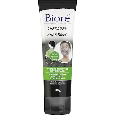 Biore Masque détox onctueux et purifiant au charbon 110 g, 10,90 $/100g