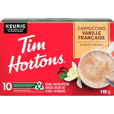 Tim Hortons Cappucino vanille française 10 ea, 1,60 $/1ch