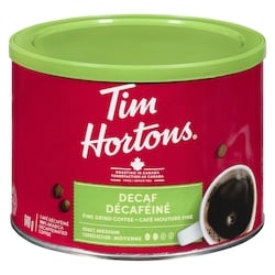 Tim Hortons Décaféiné 640 g, 4,69 $/100g