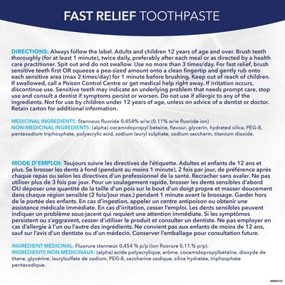 Soulagement Rapide Extra-Frais (Dentifrice)