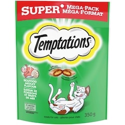 Temptations Tempting Seafood Medley Flavour Adult Cat Treats 350 g, $2.00/100g