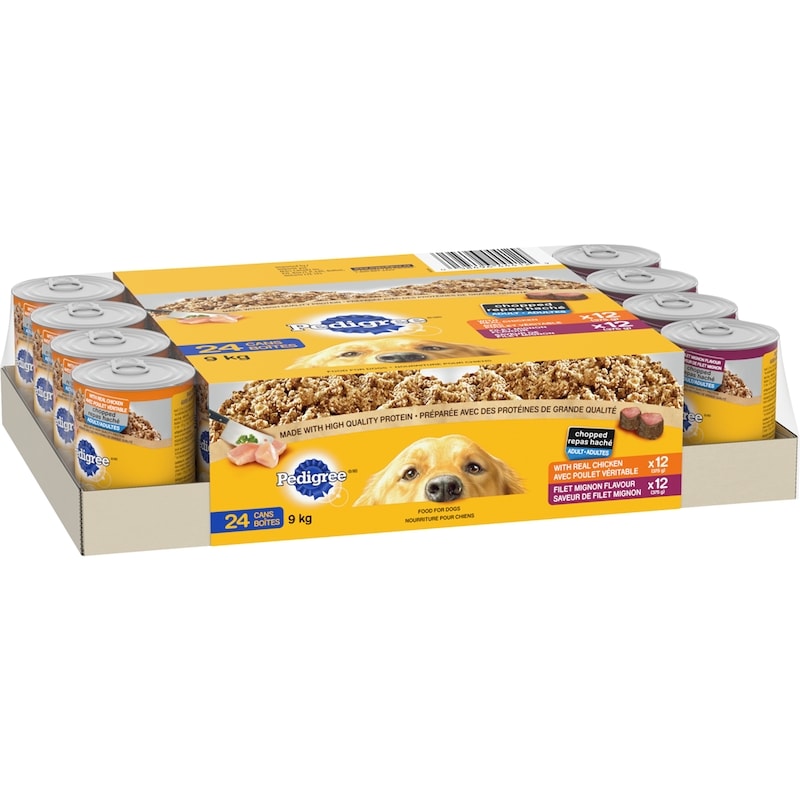 Chopped Ground Dinner Chicken & Filet Mignon Multipack Wet Dog Food