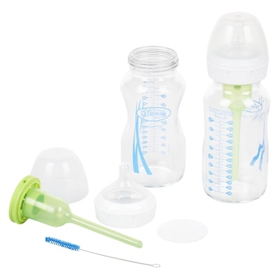 Dr. Brown Biberon en verre col large de Options+ 270 ml, paquet de 2. 2 ea, 11,00 $/1ch