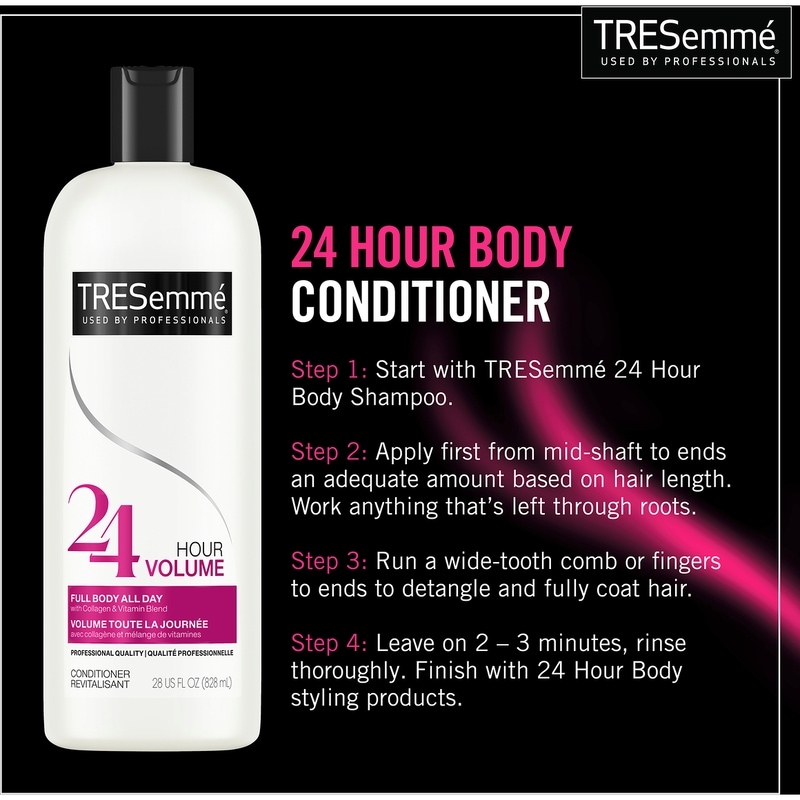 Conditioner for thin hair 24 Hour Volume with Collagen & Vitamin Blend 828ml