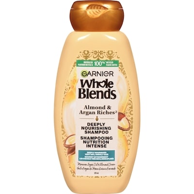 Garnier Whole Blends Deeply Nourishing Shampoo Almond & Argan Riches 370 ml, $1.89/100ml
