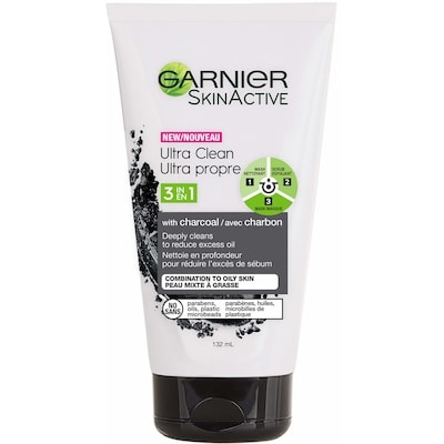 Garnier Nettoyant au charbon 132 ml, 9,52 $/100ml