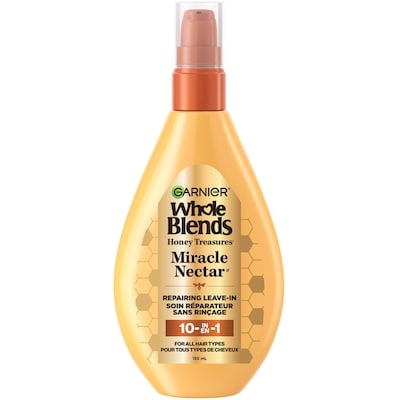 Garnier Traitement sans rinçage multifonction 10-en-1 Whole Blends Miracle Nectar 150 ml, 7,66 $/100ml