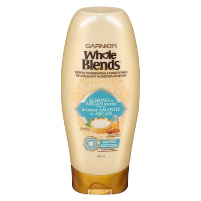 Garnier Whole Blends Deeply Nourishing Conditioner Almond & Argan Riches 650 ml, $1.69/100ml