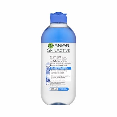 Garnier Eau Micellaire Nettoyante Tout-en-1 avec Extrait de Fleur de Centaurée 400 ml, 3,50 $/100ml