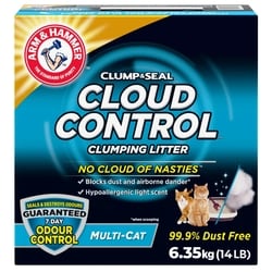 Arm & Hammer Cloud Control™ Breathe Easy Clumping Litter, Multi-Cat 6.35 kg, $0.35/100g