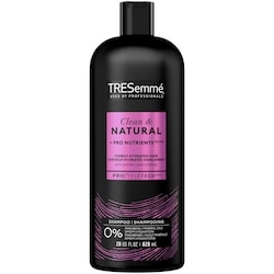 Tresemme Clean & Natural Shampoo visibly hydrates hair + Pro