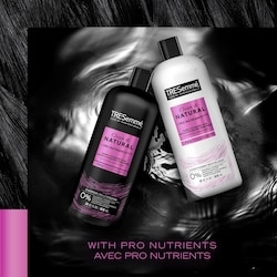 Tresemme Clean & Natural Shampoo visibly hydrates hair + Pro