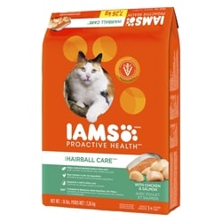 Iams Cat Food, Proactive Health Hairball Care with Chicken