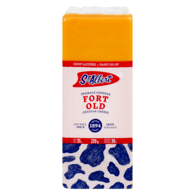 St Albert Stbt Cheddar Colore Fort 270 g, 4,55 $/100g