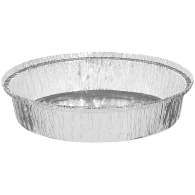 DurablePackagingInternational 9" Foil Pan, Round 100 ea, $0.45/1ea