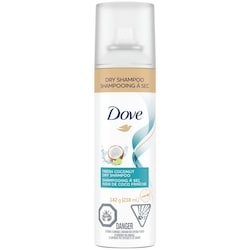 Dove Shampooing sec avancé rafraîchit et ravive noix de coco fraîche 142 g, 3,52 $/100g
