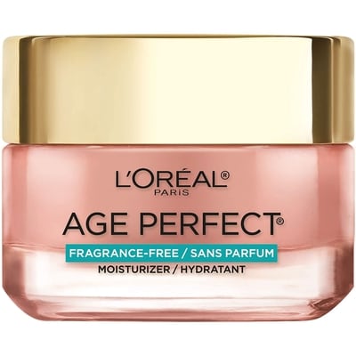 L’Oréal Age Perfect Rosy Tone Hydratant sans parfum, avec LHA et extrait de pivoine impériale 50 ml, 80,98 $/100ml