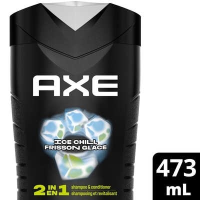 Axe Shampoo/Conditioner Ice Chill 473 ml, 1,37 $/100ml