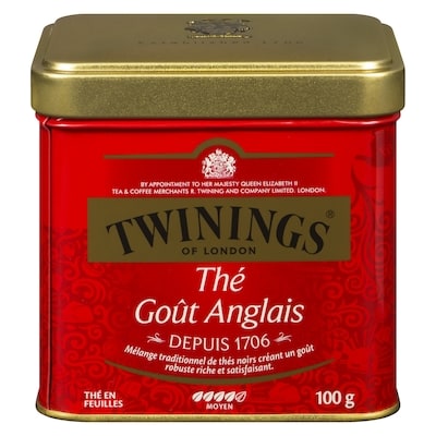 Twinings Thé Goût anglais 100 g, 9,99 $/100g