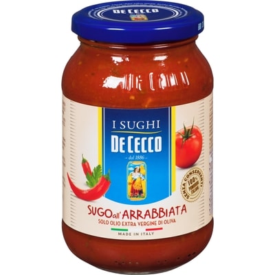 De Cecco Sugo all’Arrabbiata 400 g, 1,20 $/100g