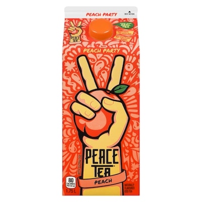Peace Tea Peach Party 1.75 l, $0.26/100ml