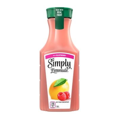 Simply Limonade with Raspberry Bottle 1.54 l, $0.34/100ml