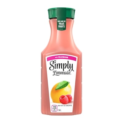 Simply Limonade à la framboise Bottle 1.54 l, 0,39 $/100ml