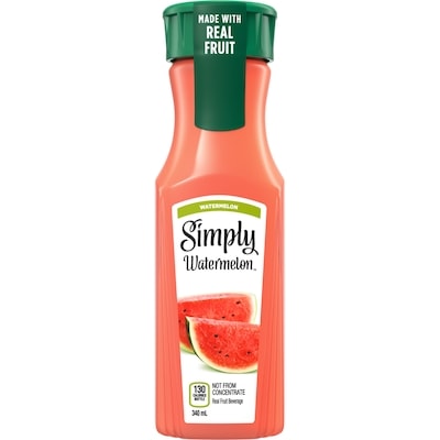Simply Juice Watermelon Bottle 340 ml, $0.79/100ml