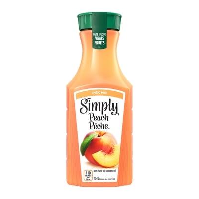 Simply Jus Pêche Bottle 1.54 l, 0,39 $/100ml