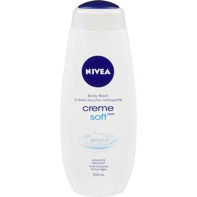 Nivea Gel de douche Creme Soft 500 ml, 1,20 $/100ml