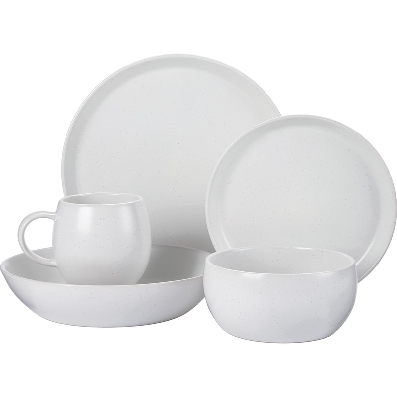 Speckle Dinnerware Set 12Pc - Cream