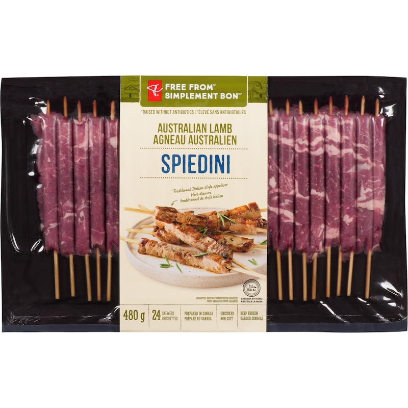 Free From Australian Lamb Spiedini 24 Skewers