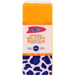 St Albert Stbt Cheddar Colore Mi-Fort 270 g, 4,55 $/100g