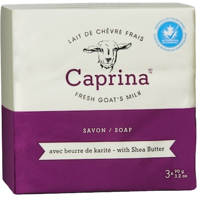 Caprina Soap, with Shea Butter & Goat Milk 270 g, $2.40/100g