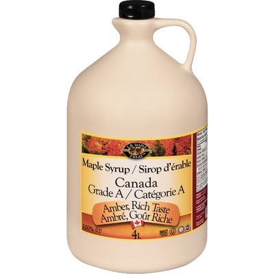 L.B. Maple Treat LB MAPLE TREAT SIROP 100 % 4 l, 2,35 $/100ml