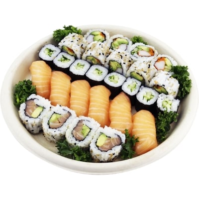 T&T California Sushi Salmon Boat (Available after 11am) 620 g, $3.06/100g