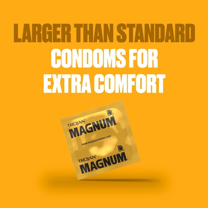 Magnum Original Large Size Lubricated Condoms Value Pack