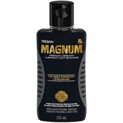 Trojan Lubrifiant personnel à base d'eau Haut de gamme Magnum 133 ml, 6,03 $/100ml
