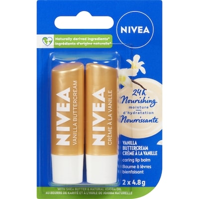 Nivea Caring Lip Balm Vanilla Buttercream 4.8 g, $124.79/100g
