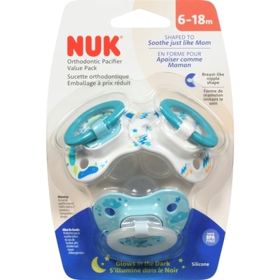 Nuk Pacifier Value Pack 3 ea, $3.66/1ea