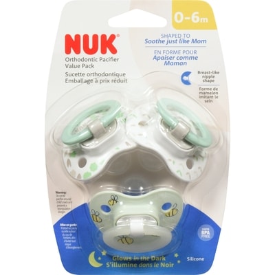 Nuk Pacifier Value Pack 3 ea, $4.00/1ea