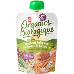 PC Biologique Purée pour bébé Spaghetti bolognaise Biologique 128 ml, 1,79 $/100ml