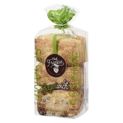 Bagelwich aux graines de sésame