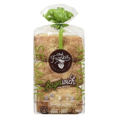 Bagelwich aux graines de sésame